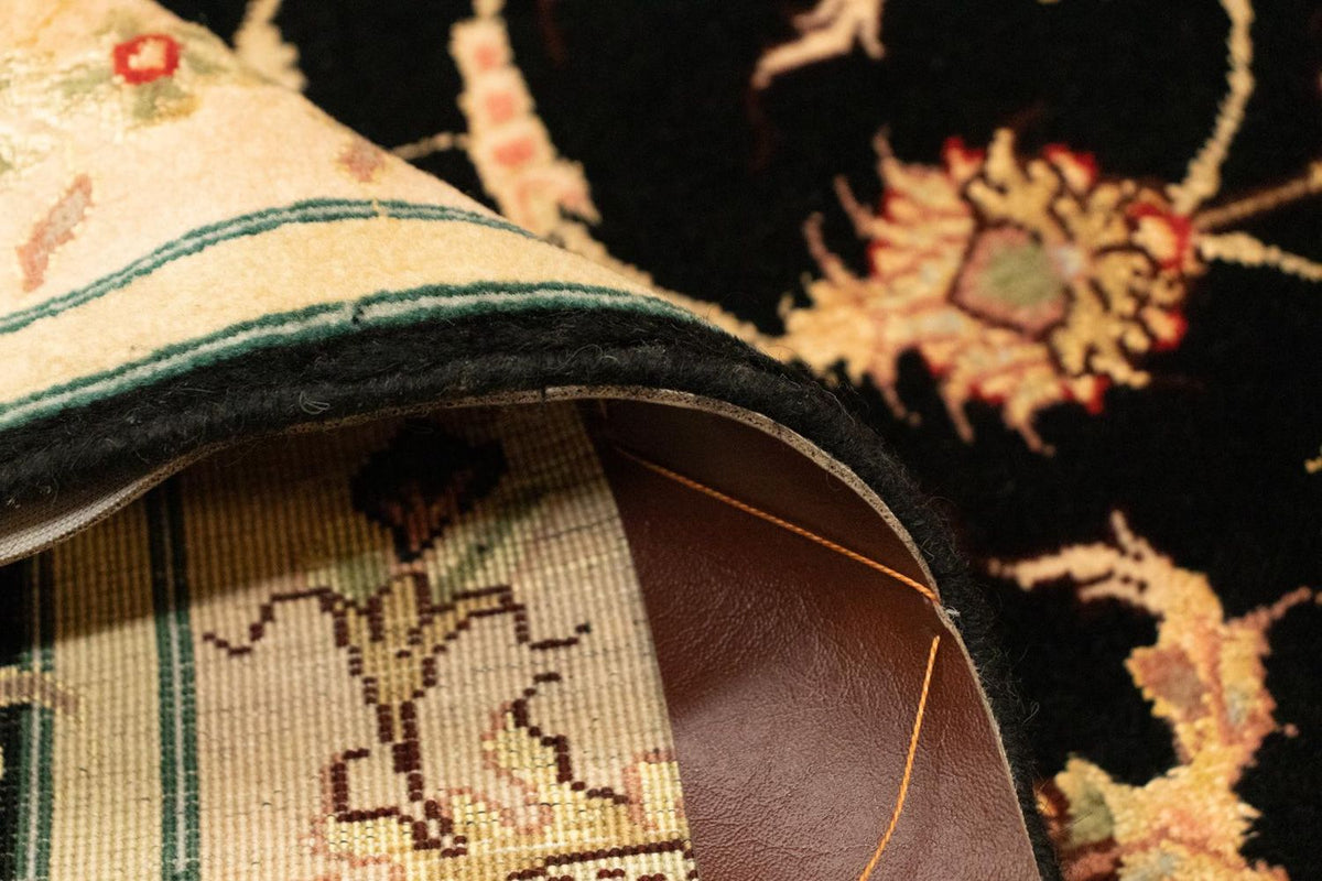 Persisk tæppe - Tabriz - Royal - 120 x 73 cm - sort