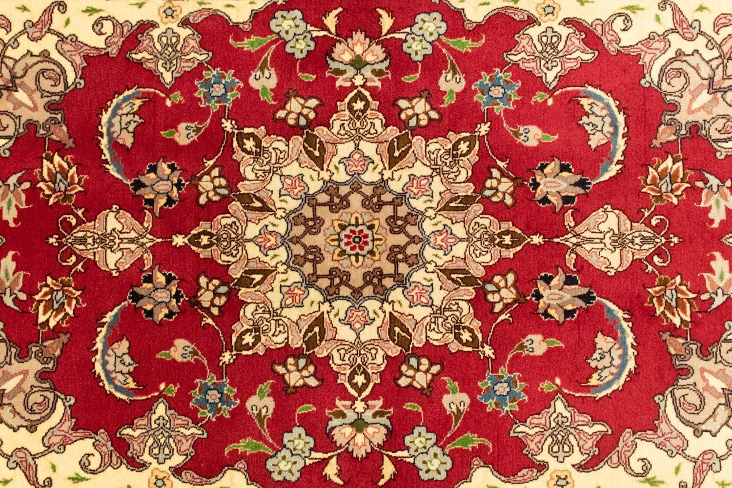 Persisk tæppe - Tabriz - Royal - 154 x 103 cm - rød