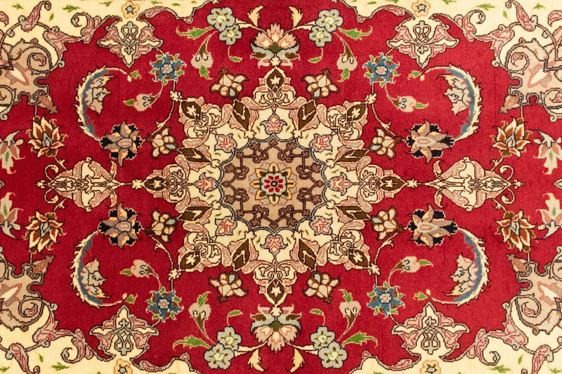 Persisk tæppe - Tabriz - Royal - 154 x 103 cm - rød