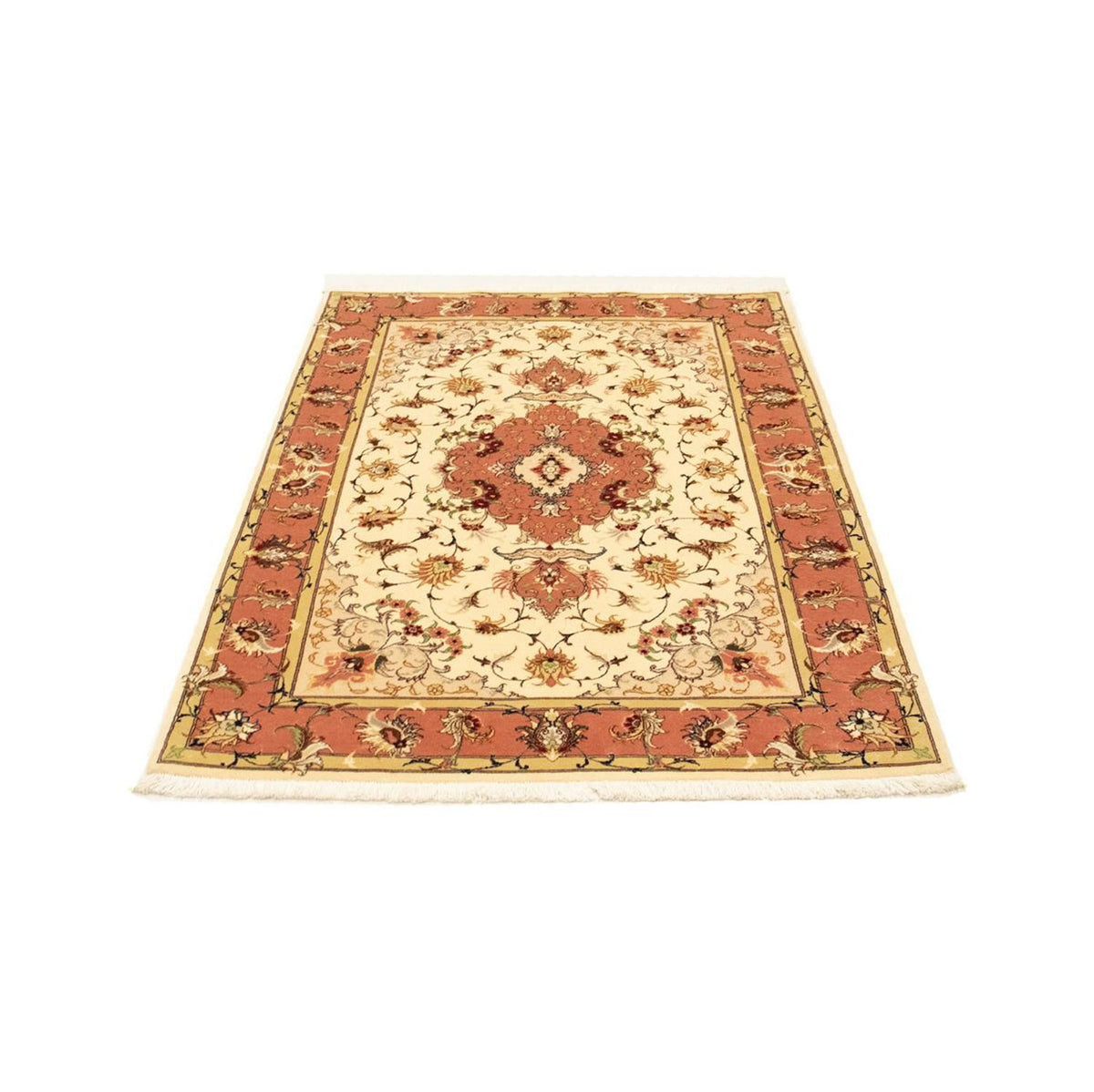 Persisk tæppe - Tabriz - Royal - 154 x 102 cm - beige
