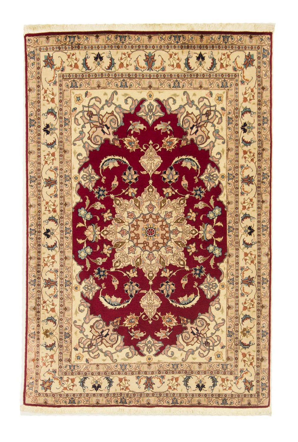 Persisk tæppe - Tabriz - Royal - 151 x 101 cm - rød