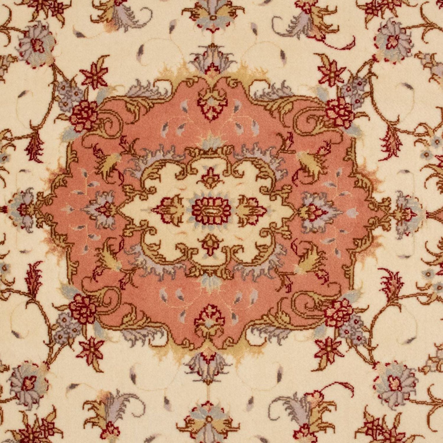 Persisk tæppe - Tabriz - Royal - 141 x 103 cm - beige