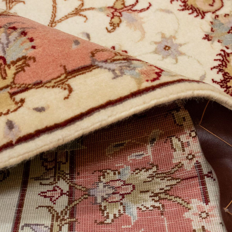 Persisk tæppe - Tabriz - Royal - 141 x 103 cm - beige