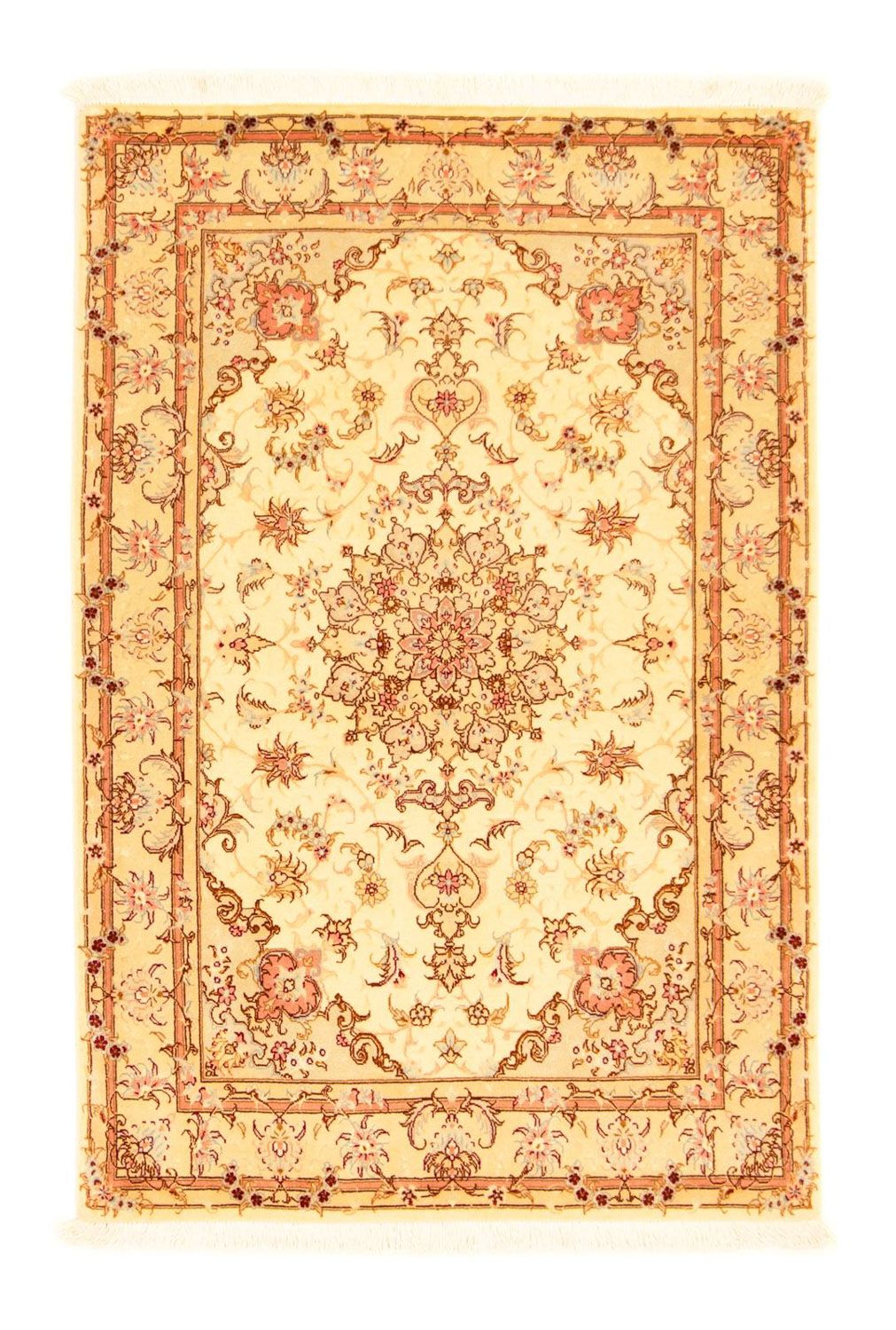 Persisk tæppe - Tabriz - Royal - 156 x 101 cm - beige