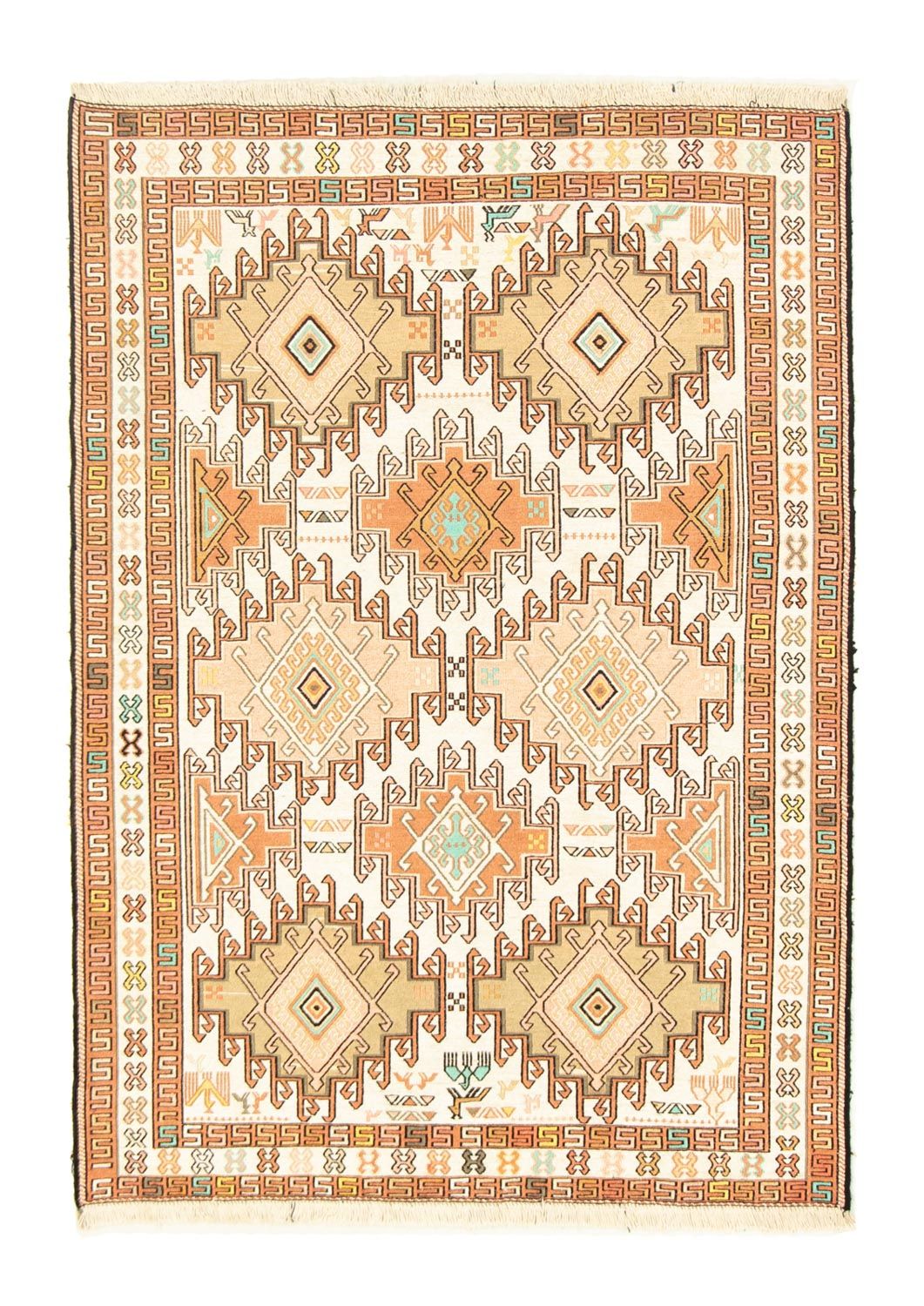 Persisk tæppe - Nomadisk - 149 x 102 cm - beige