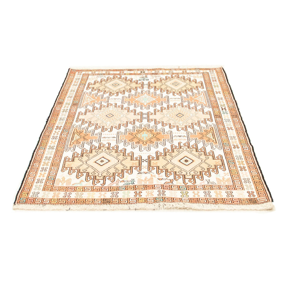 Persisk tæppe - Nomadisk - 149 x 102 cm - beige