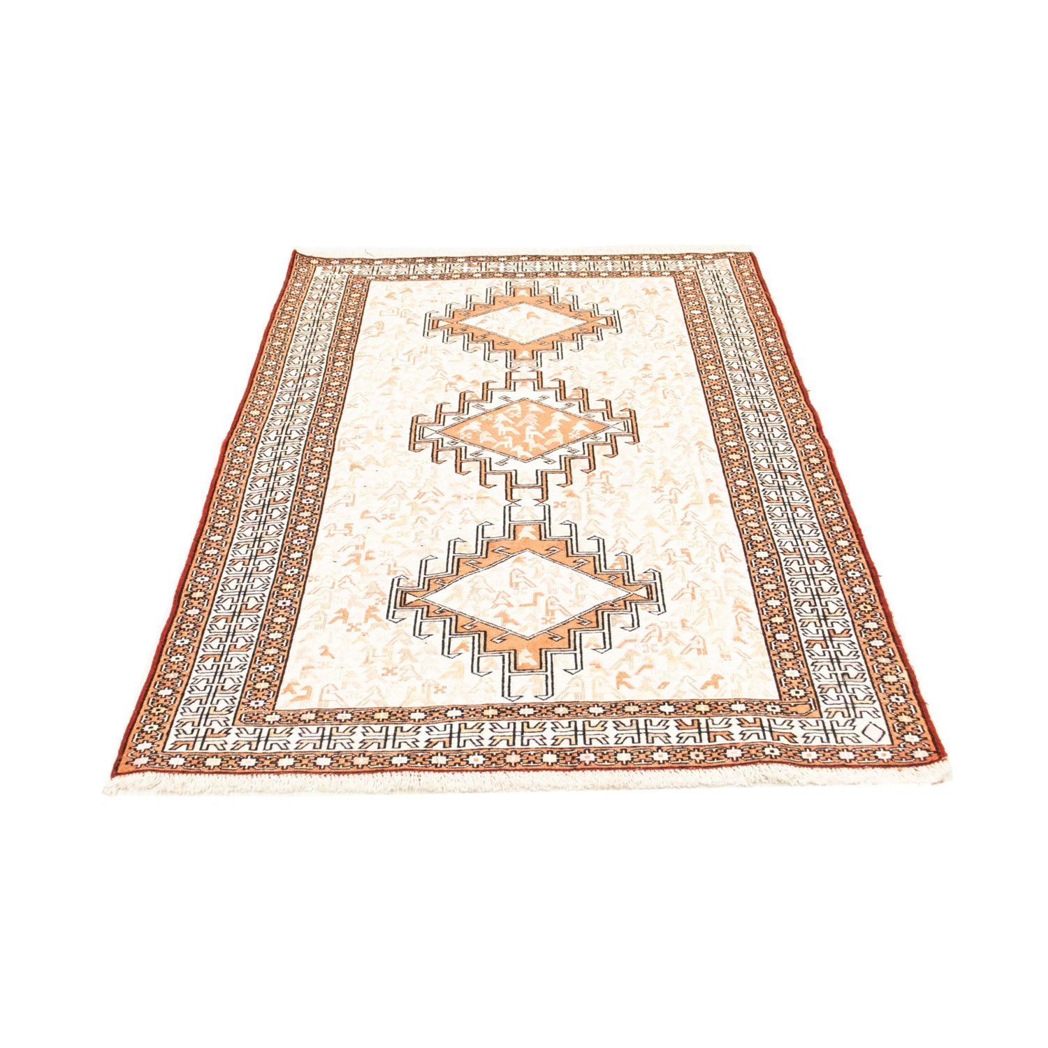 Persisk tæppe - Nomadisk - 149 x 102 cm - beige