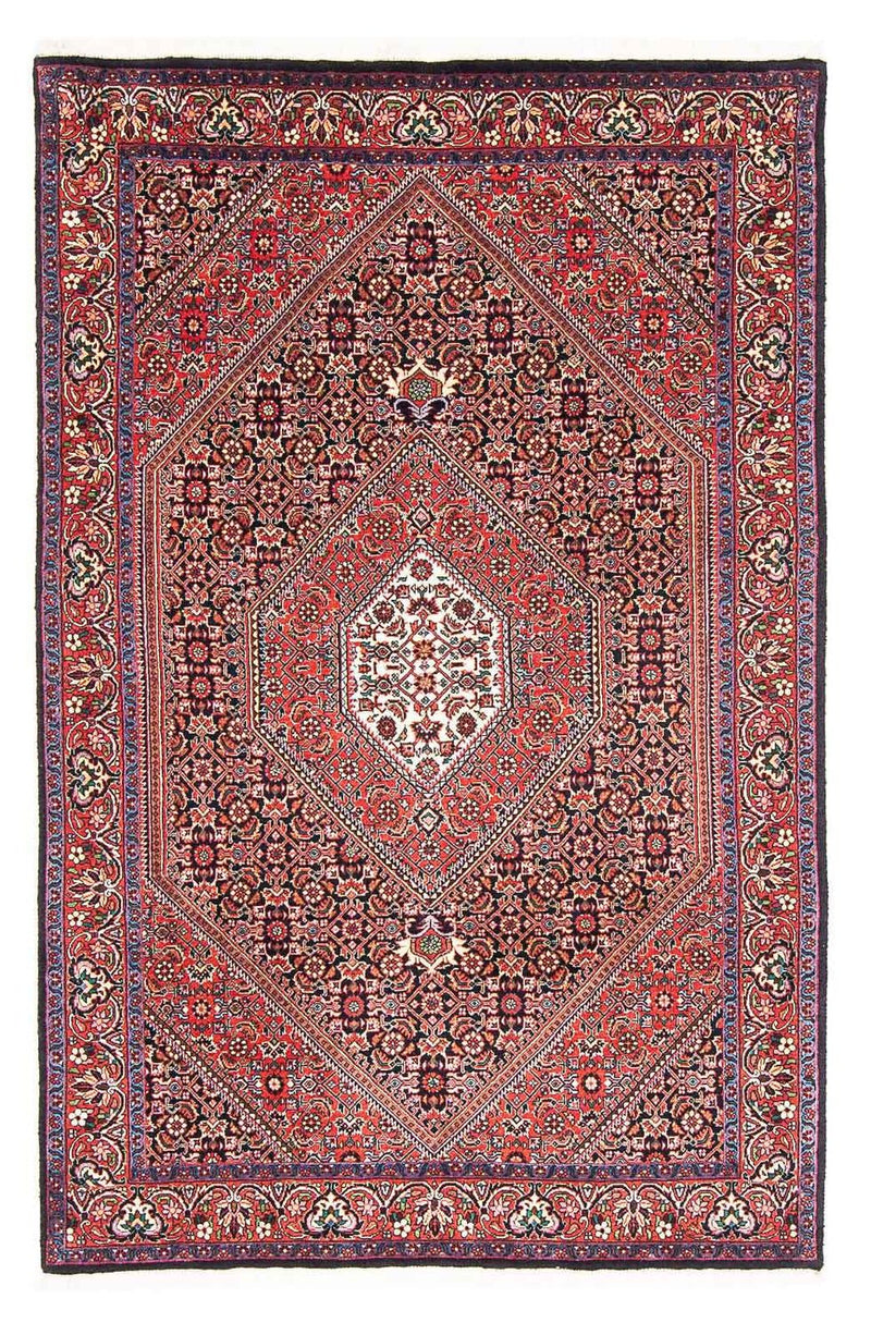 Persisk tæppe - Bijar - 173 x 110 cm - rød