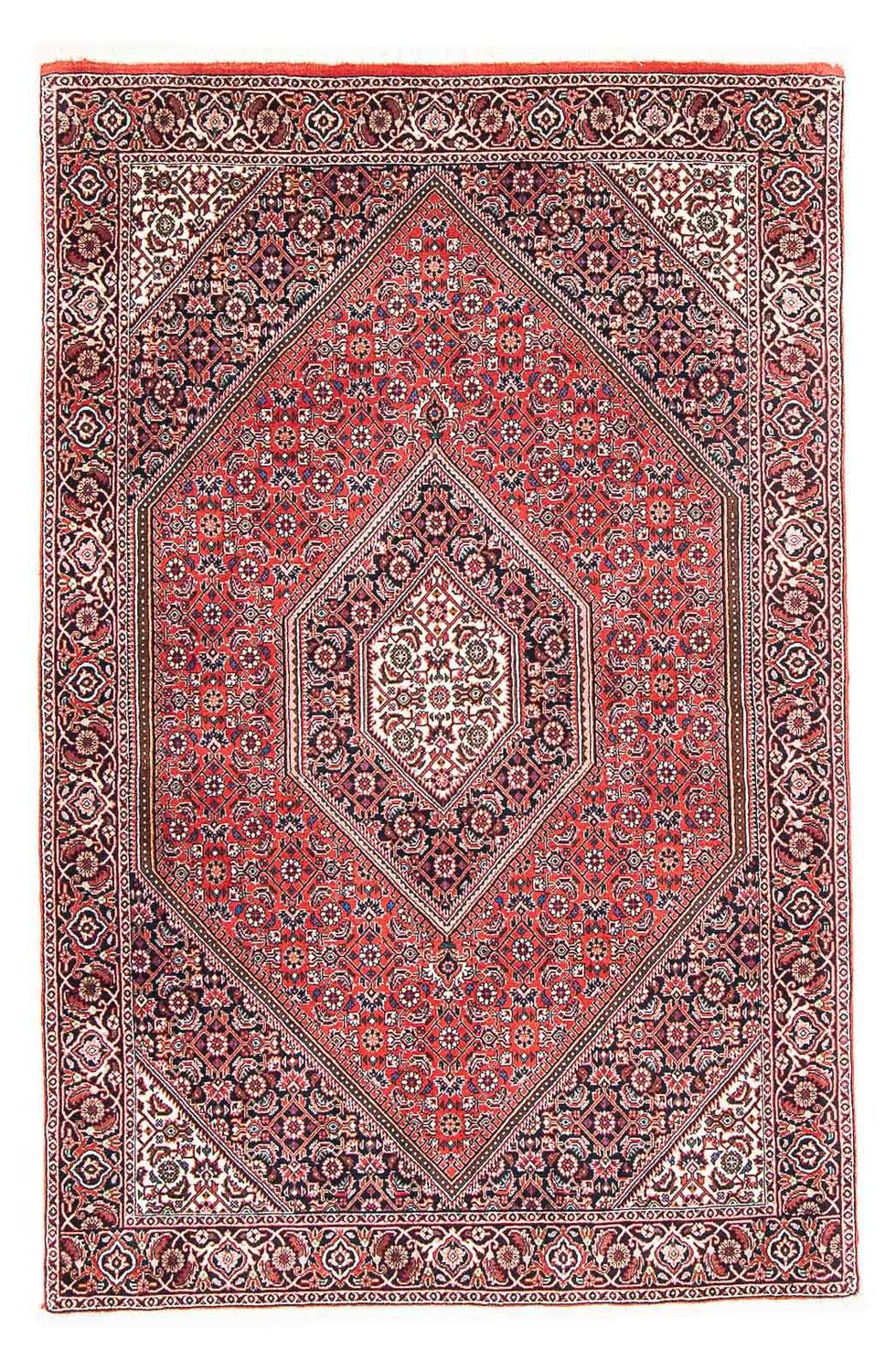 Persisk tæppe - Bijar - 178 x 111 cm - rød