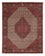 Persisk tæppe - Bijar - 254 x 203 cm - mørkerød
