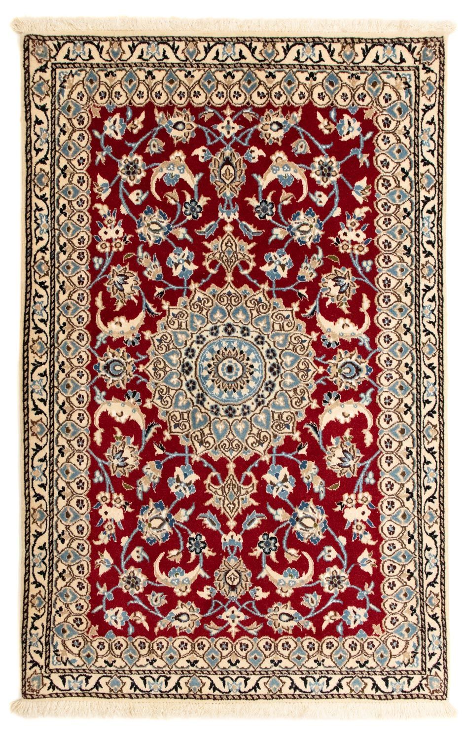 Persisk tæppe - Nain - Royal - 137 x 86 cm - rød