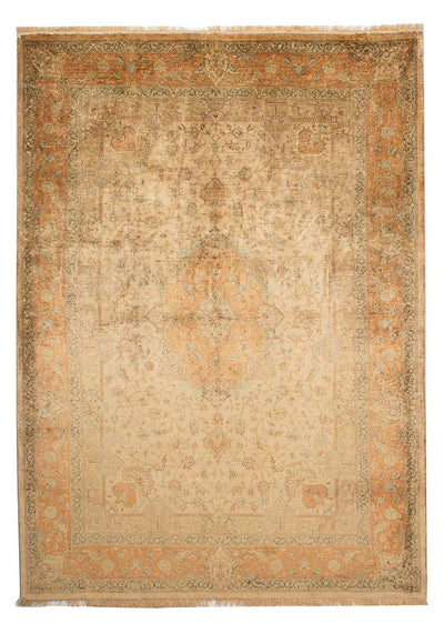 Qom Tæppe 138x194cm - Persisk tæppe