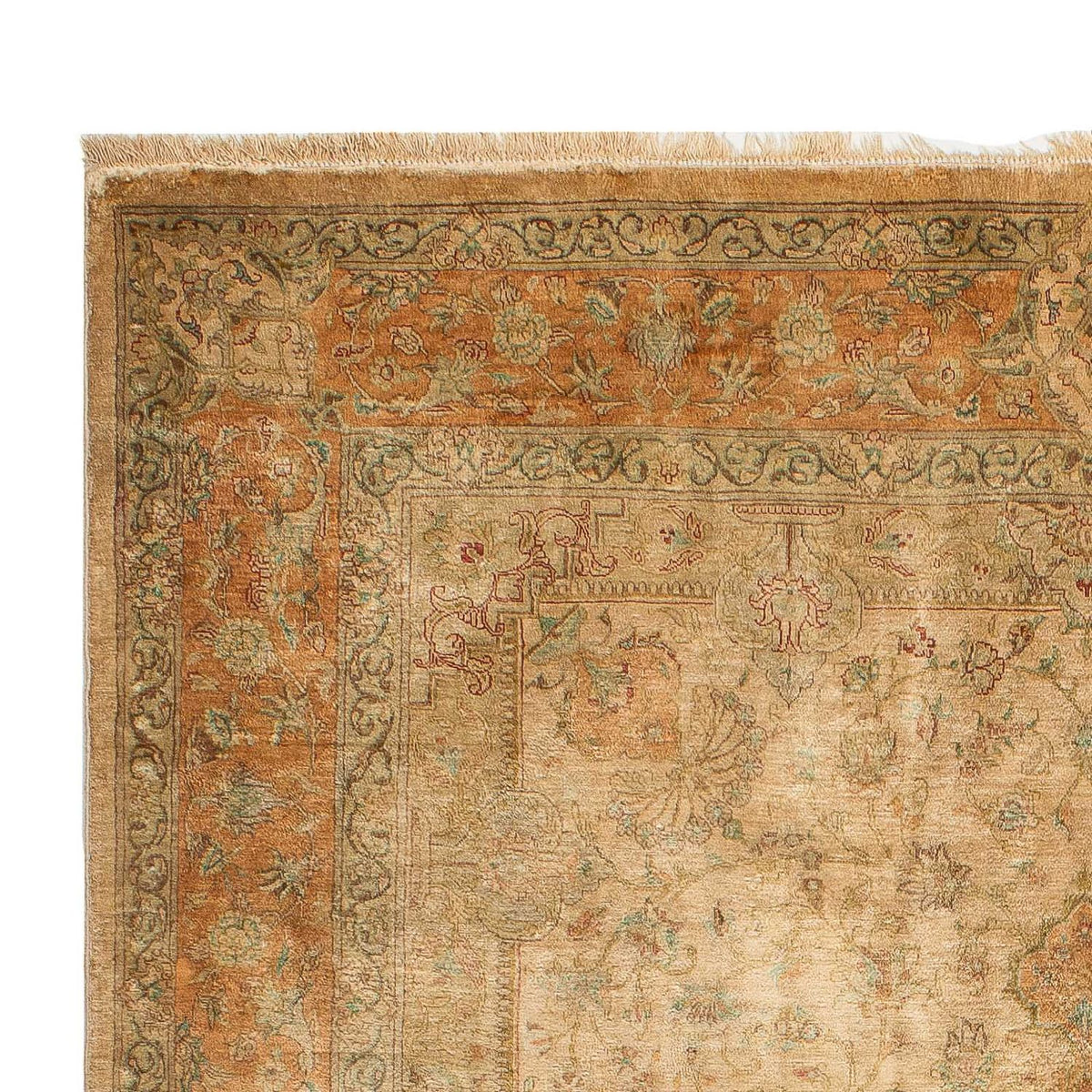 Persisk tæppe - Ghom - 194 x 138 cm - flerfarvet