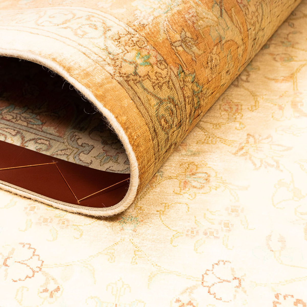 Persisk tæppe - Ghom - 194 x 138 cm - flerfarvet