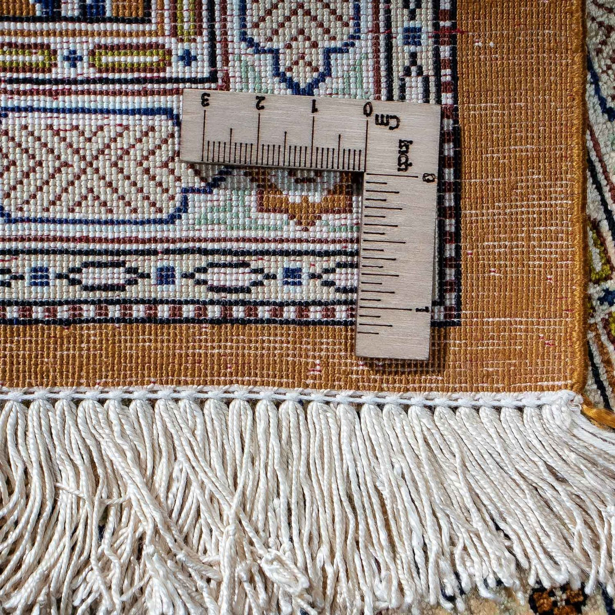Persisk tæppe - Ghom - 79 x 57 cm - brun