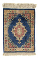 Qom silke Tæppe 28x39cm - Persisk tæppe
