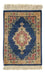 Silketæppe - Ghom Silk - Premium - 40 x 28 cm - mørkeblå