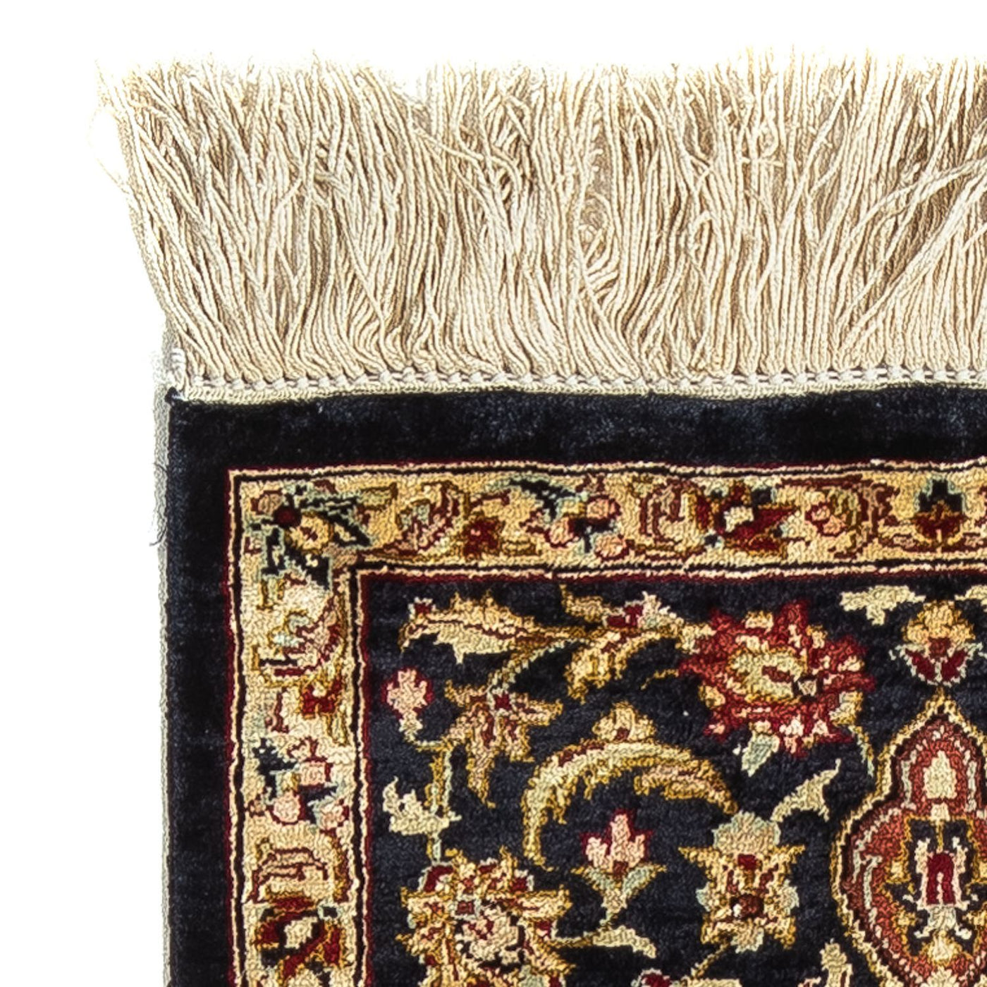 Ghom - Silke Tæppe 41x28cm - Persisk tæppe