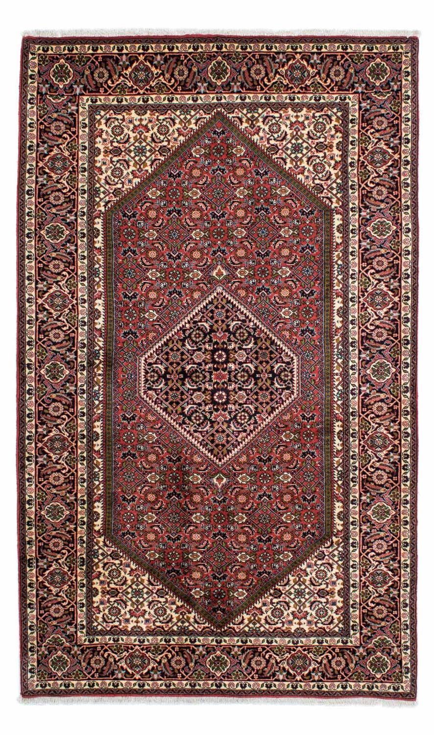 Persisk tæppe - Bijar - 230 x 139 cm - lysrød