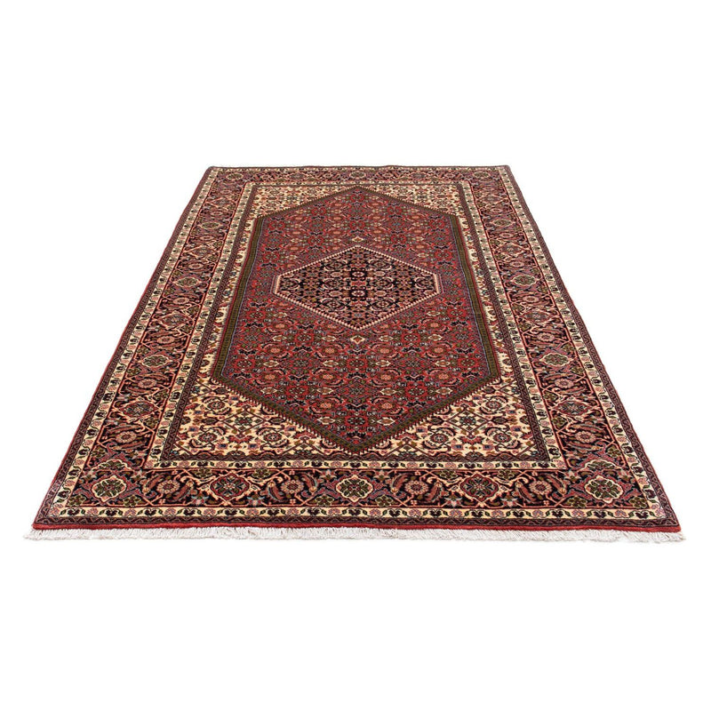 Persisk tæppe - Bijar - 230 x 139 cm - lysrød