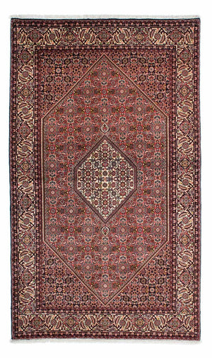 Persisk tæppe - Bijar - 240 x 140 cm - lysrød