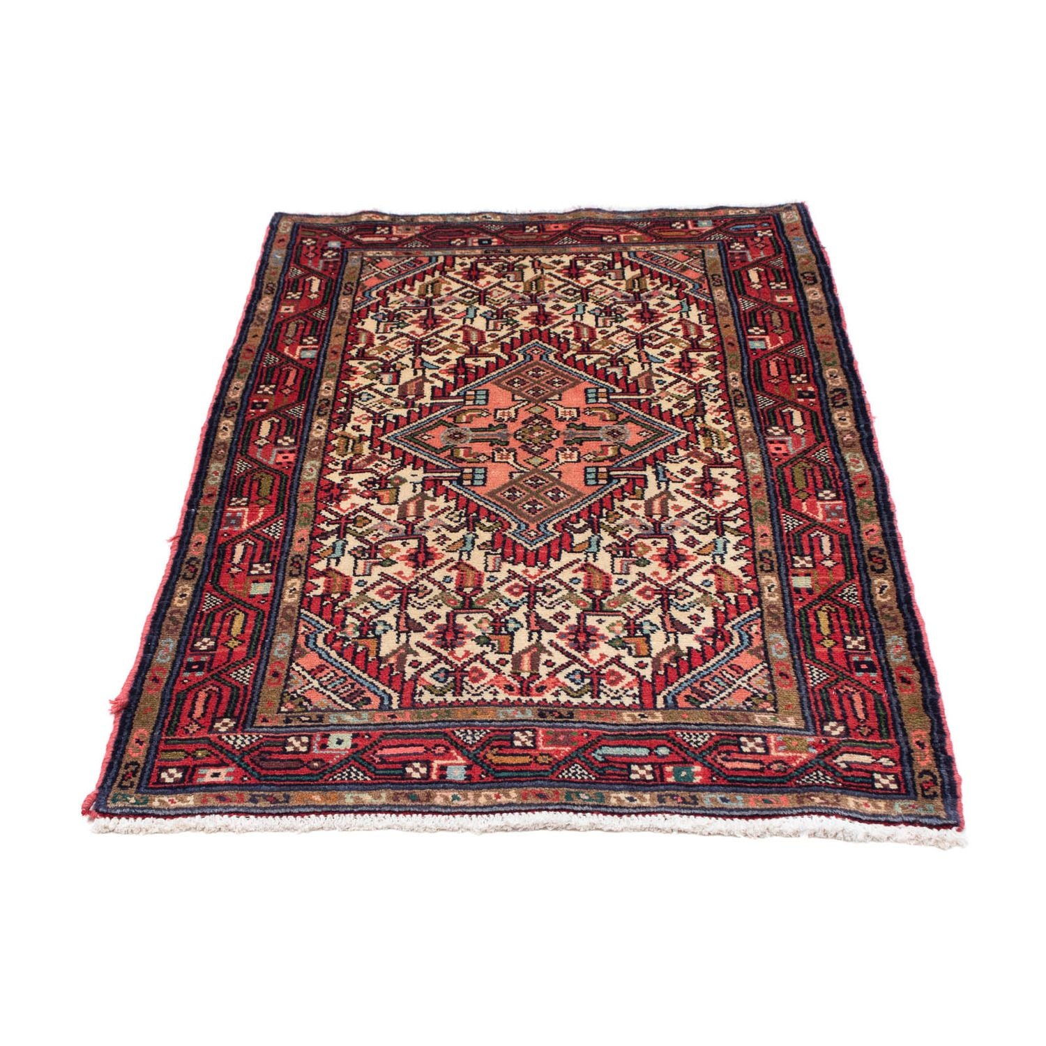 Persisk tæppe - Nomadisk - 125 x 78 cm - beige