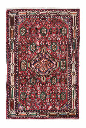 Persisk tæppe - Nomadisk - 128 x 81 cm - rød