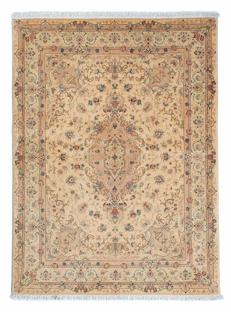 Persisk tæppe - Tabriz - Royal - 200 x 149 cm - lys brun