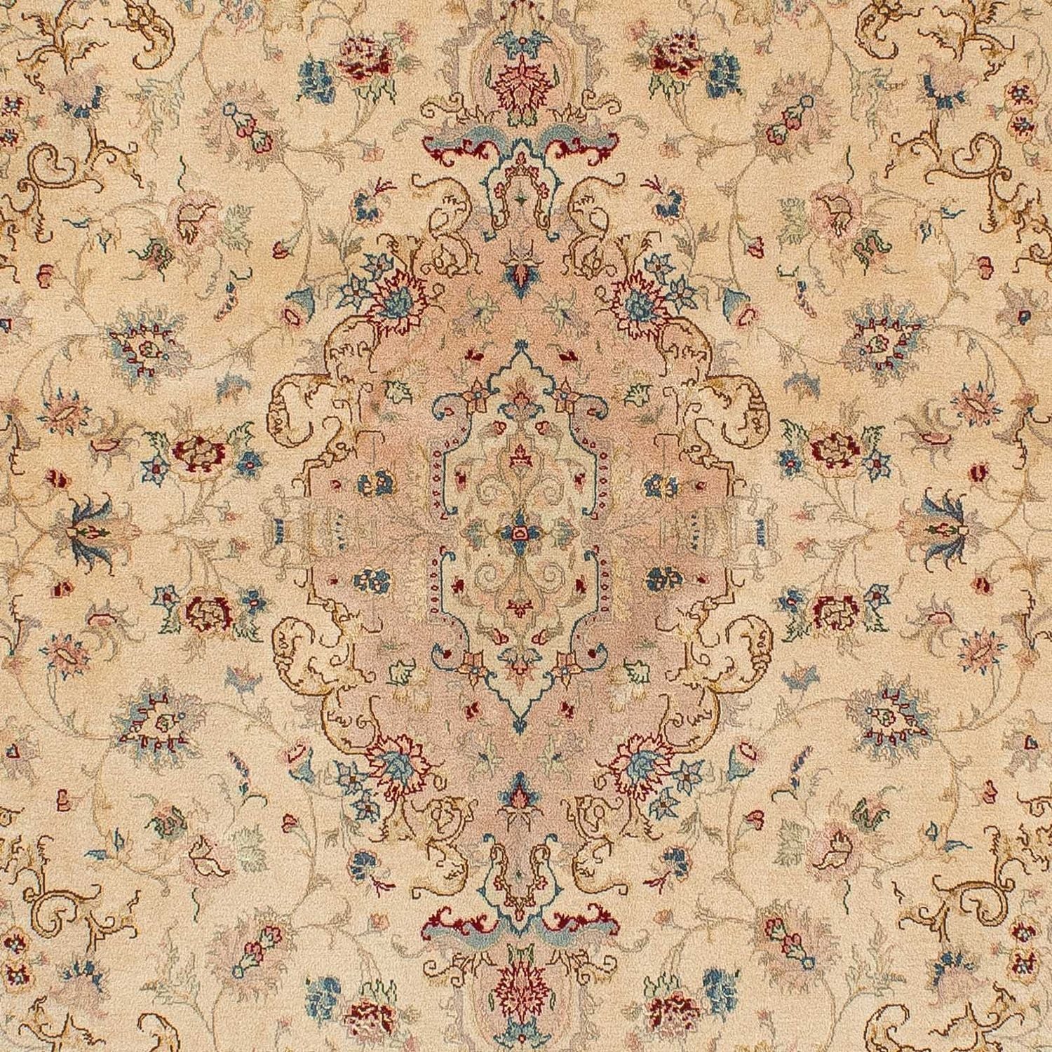 Persisk tæppe - Tabriz - Royal - 200 x 149 cm - lys brun