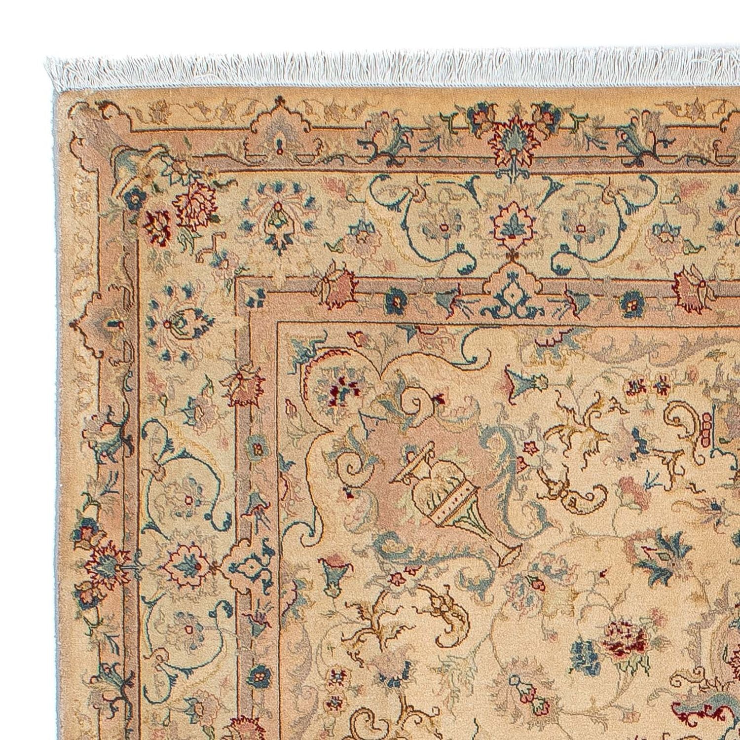 Persisk tæppe - Tabriz - Royal - 200 x 149 cm - lys brun