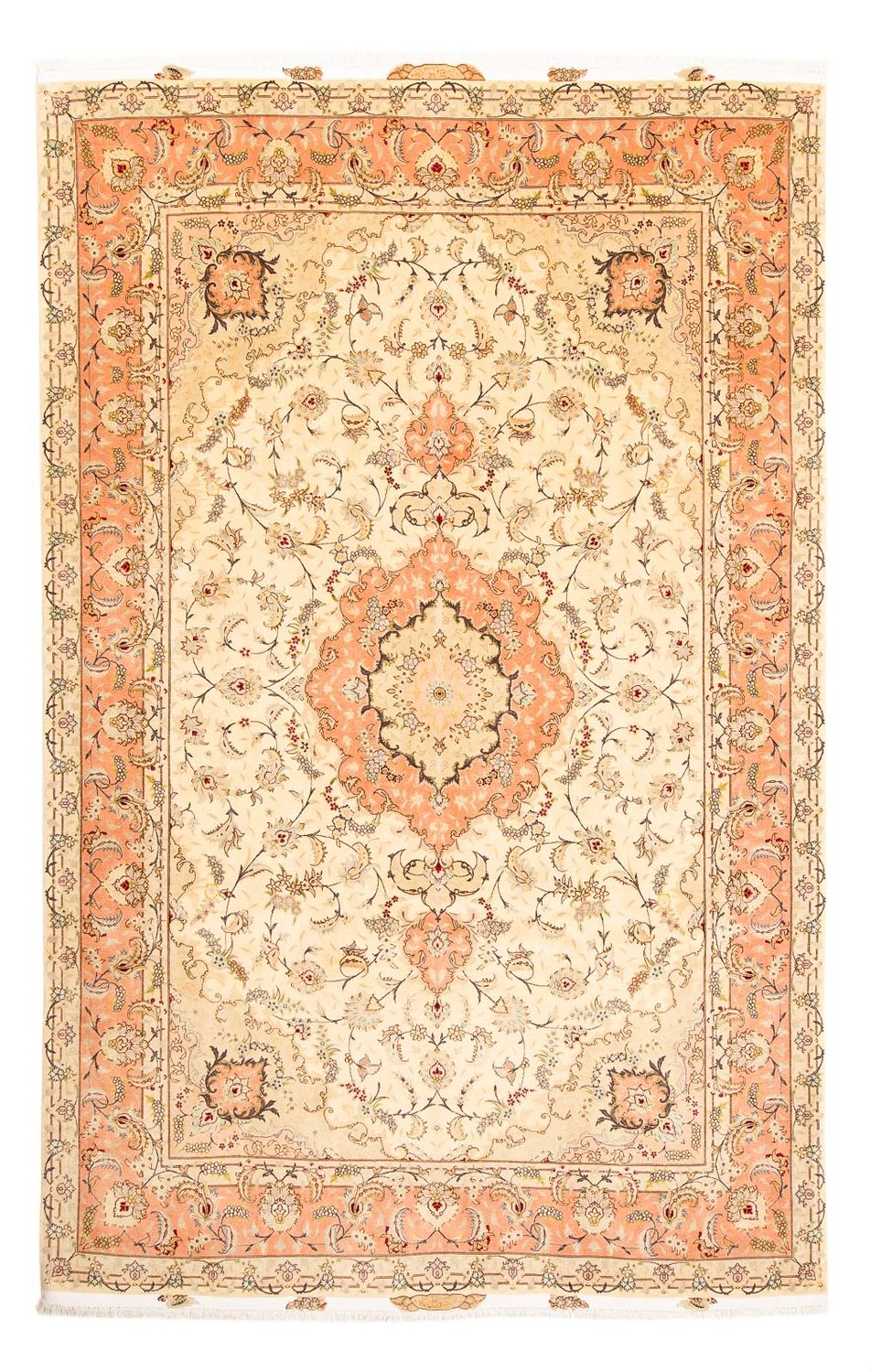 Persisk tæppe - Tabriz - Royal - 302 x 196 cm - beige