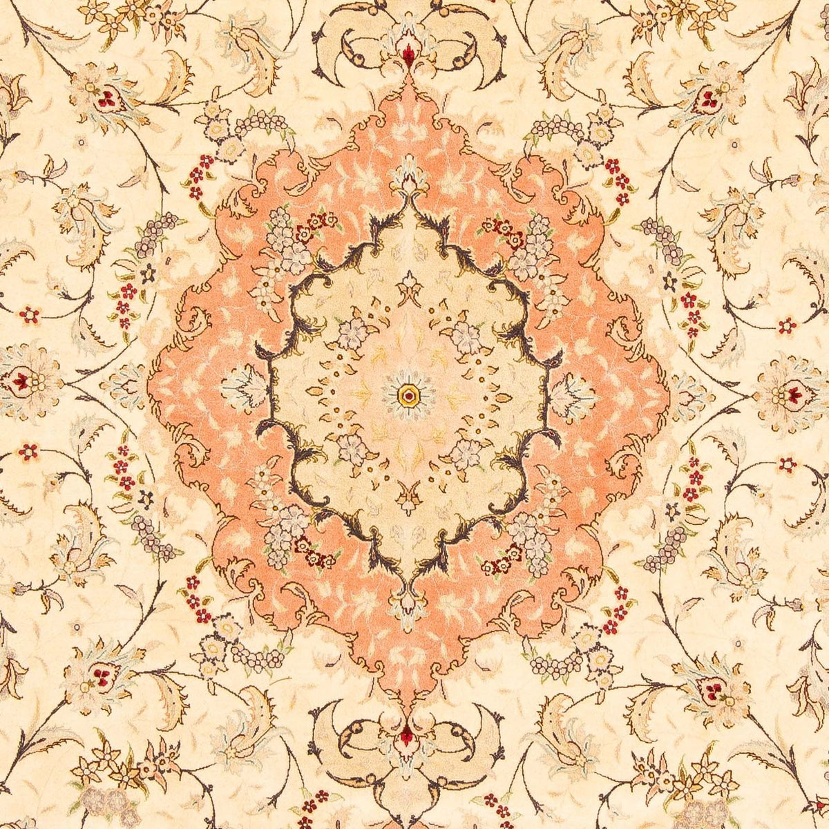 Persisk tæppe - Tabriz - Royal - 302 x 196 cm - beige