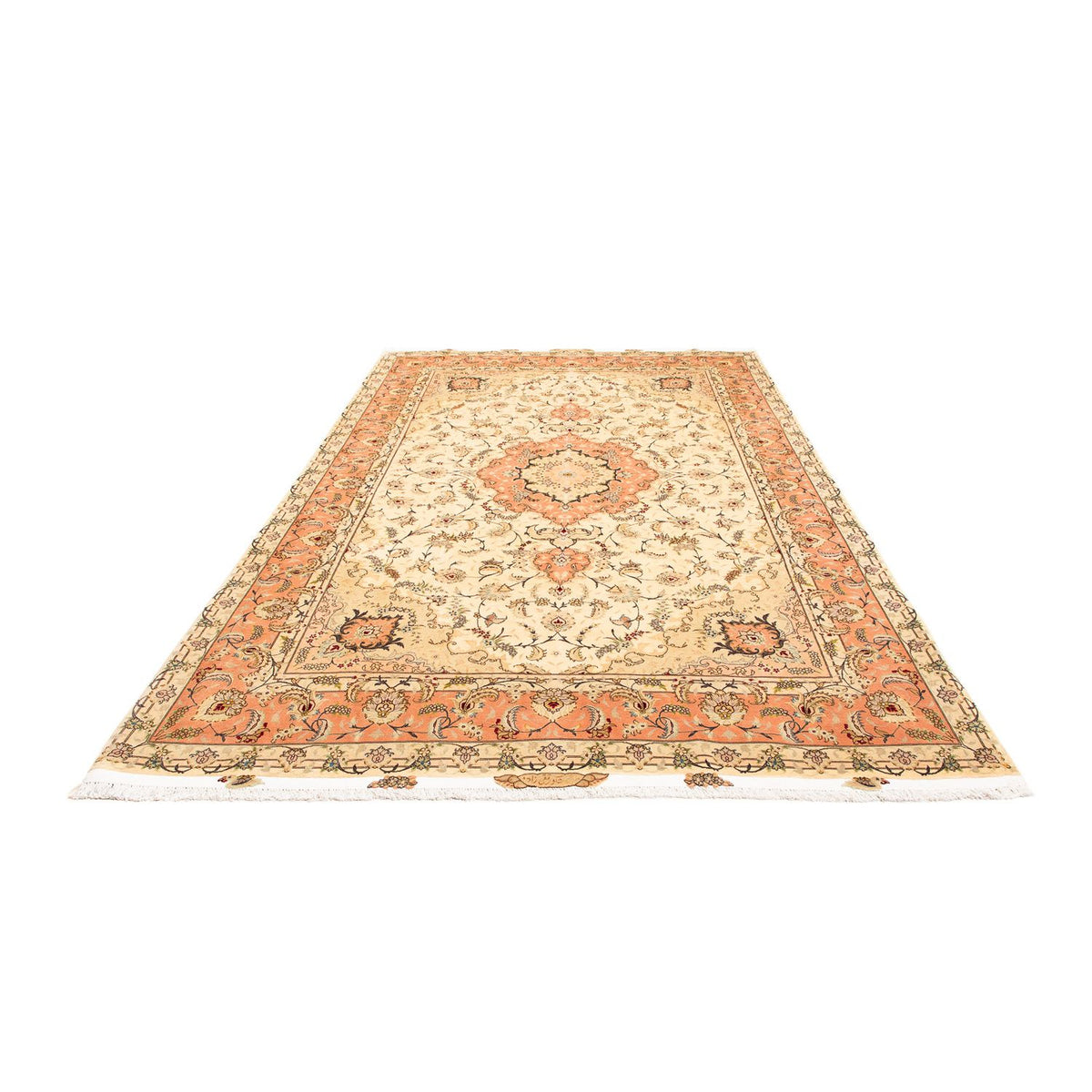 Persisk tæppe - Tabriz - Royal - 302 x 196 cm - beige