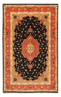 Persisk tæppe - Tabriz - Royal - 300 x 198 cm - mørkeblå