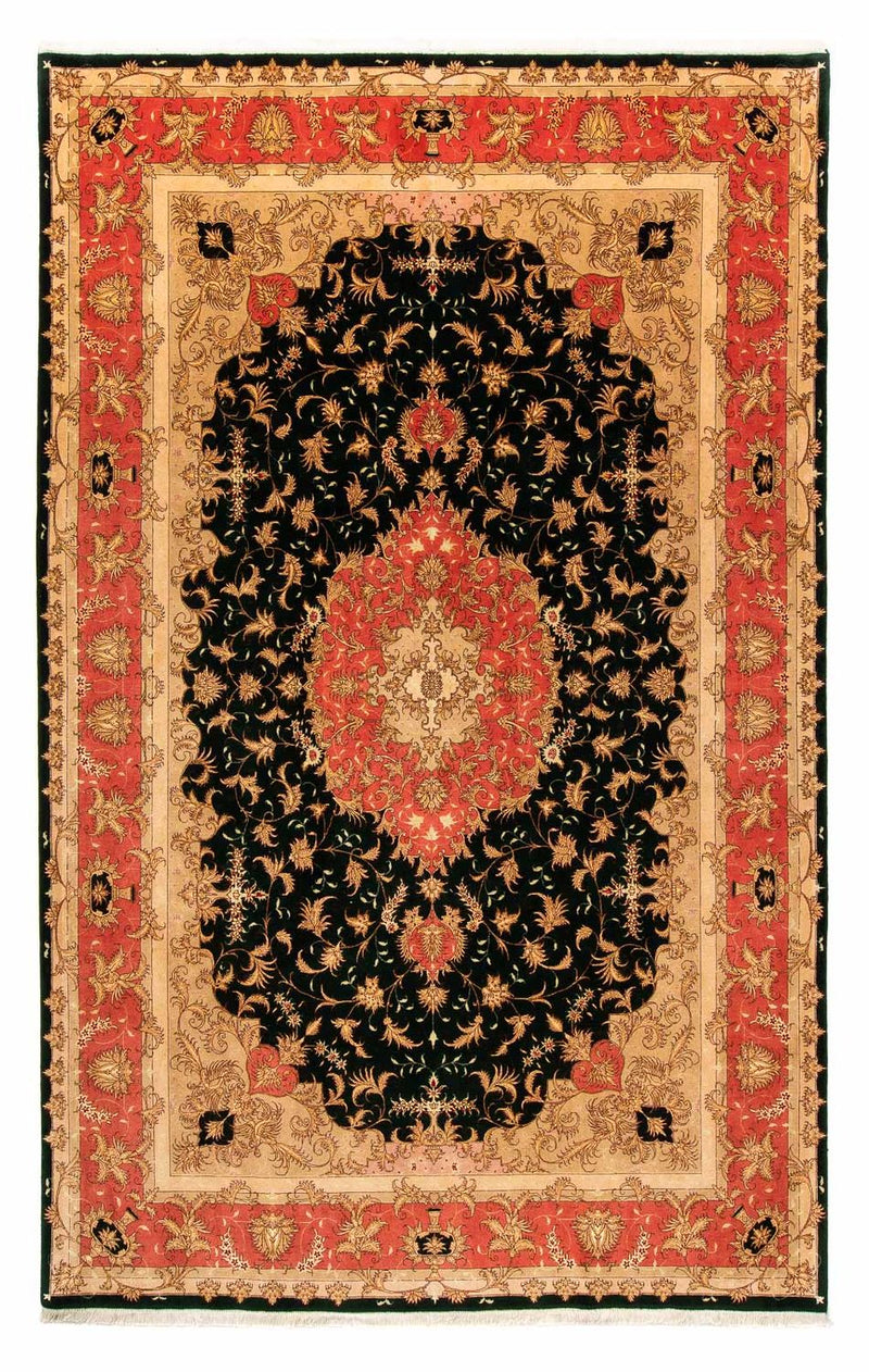 Persisk tæppe - Tabriz - Royal - 300 x 198 cm - mørkeblå
