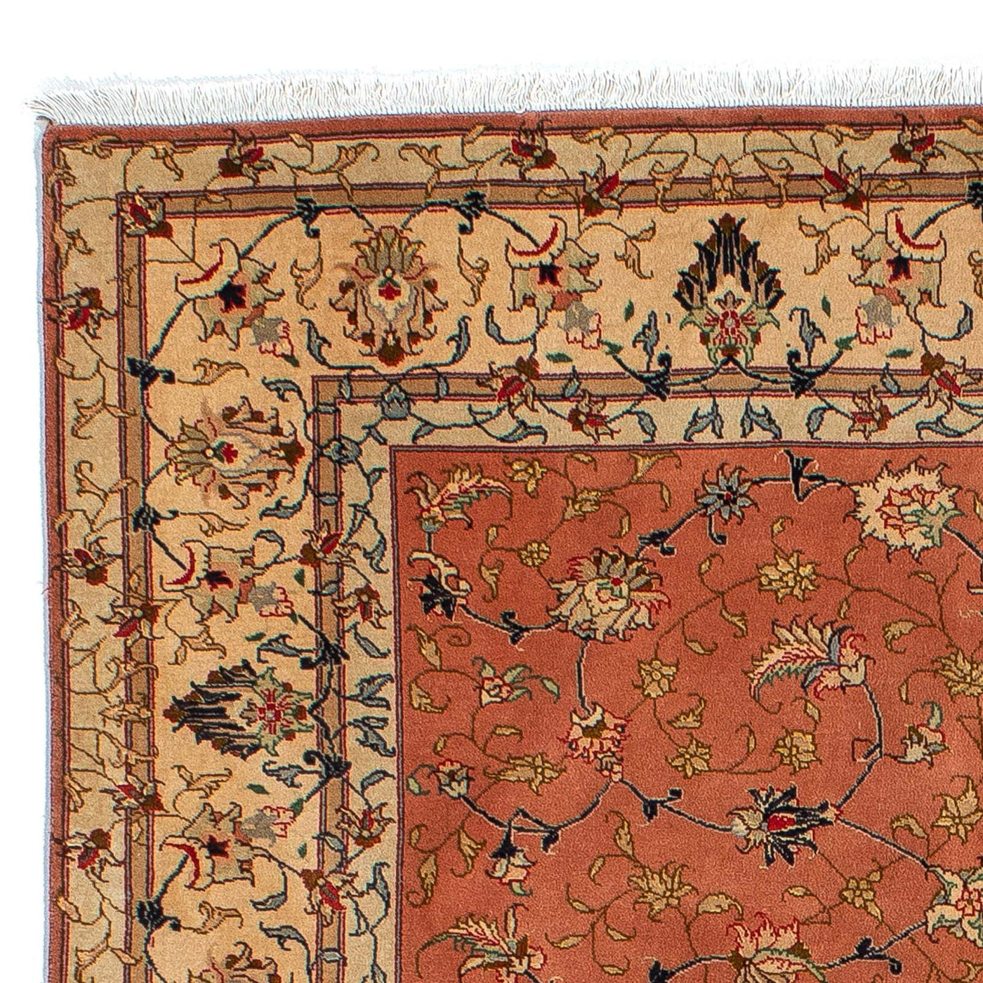 Tabriz - 50 Raj Tæppe 193x156cm - Persisk tæppe