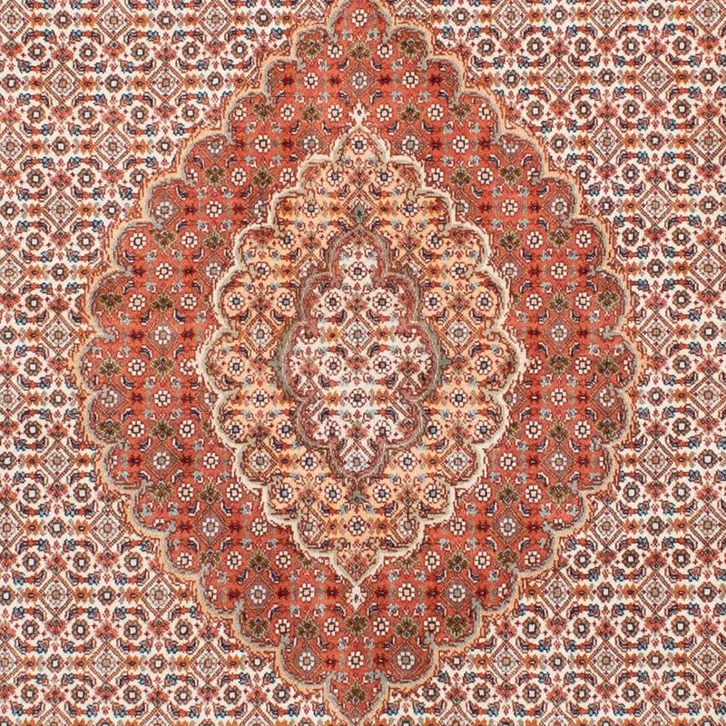 Persisk tæppe - Tabriz - 198 x 149 cm - lys brun