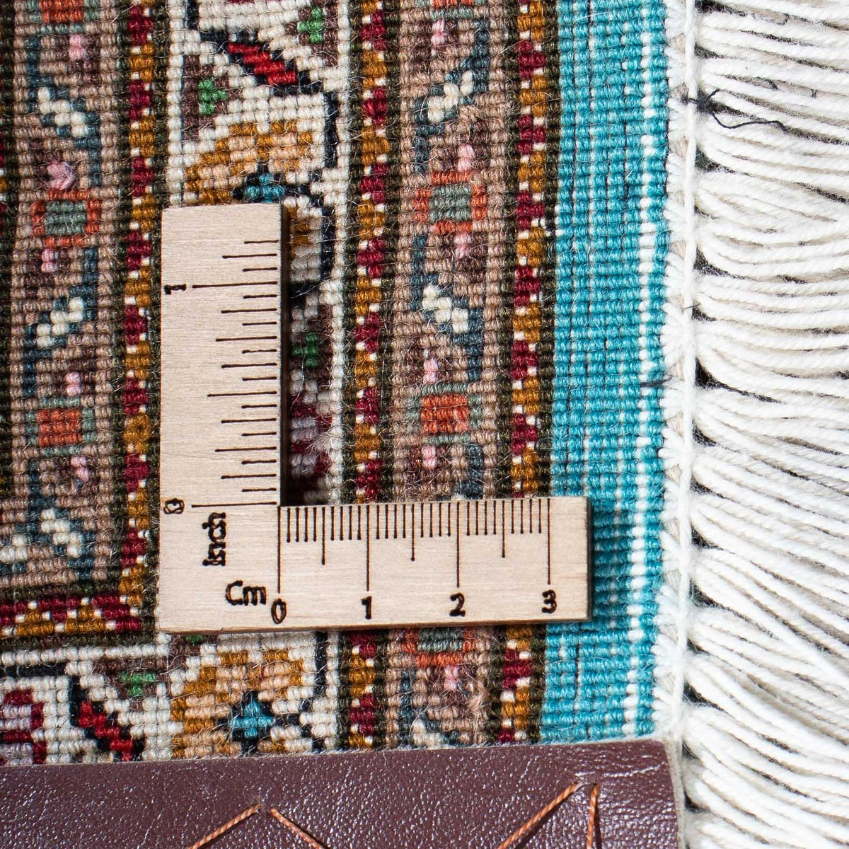 Persisk tæppe - Tabriz - 202 x 150 cm - turkis