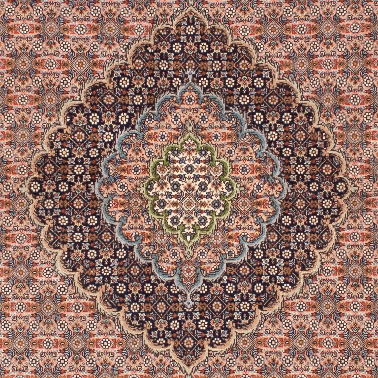 Persisk tæppe - Tabriz - 204 x 151 cm - lys brun