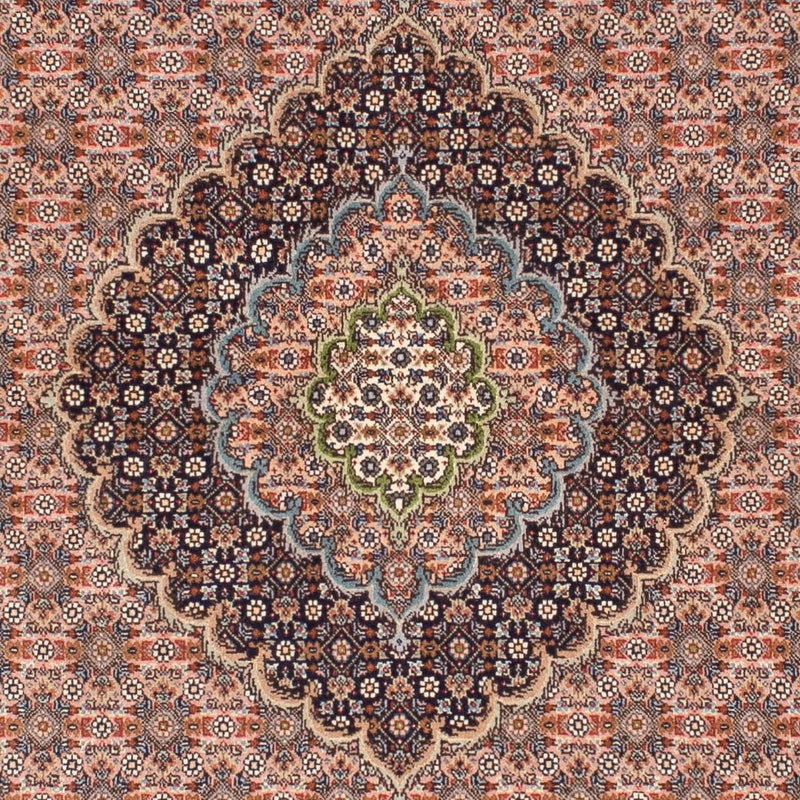 Persisk tæppe - Tabriz - 204 x 151 cm - lys brun