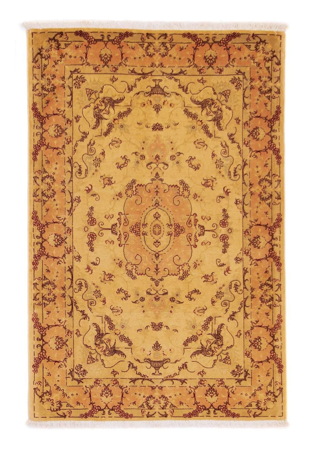 Persisk tæppe - Tabriz - Royal - 150 x 100 cm - beige