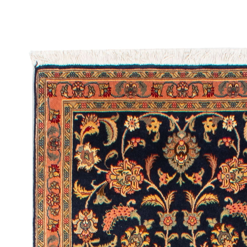 Løber Persisk tæppe - Tabriz - Royal - 292 x 66 cm - mørkeblå