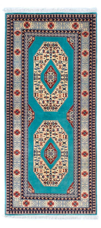 Løber Persisk tæppe - Tabriz - Royal - 175 x 76 cm - blå