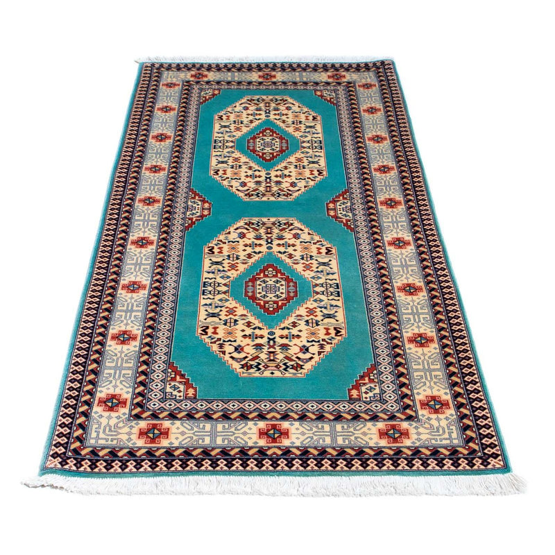 Løber Persisk tæppe - Tabriz - Royal - 175 x 76 cm - blå