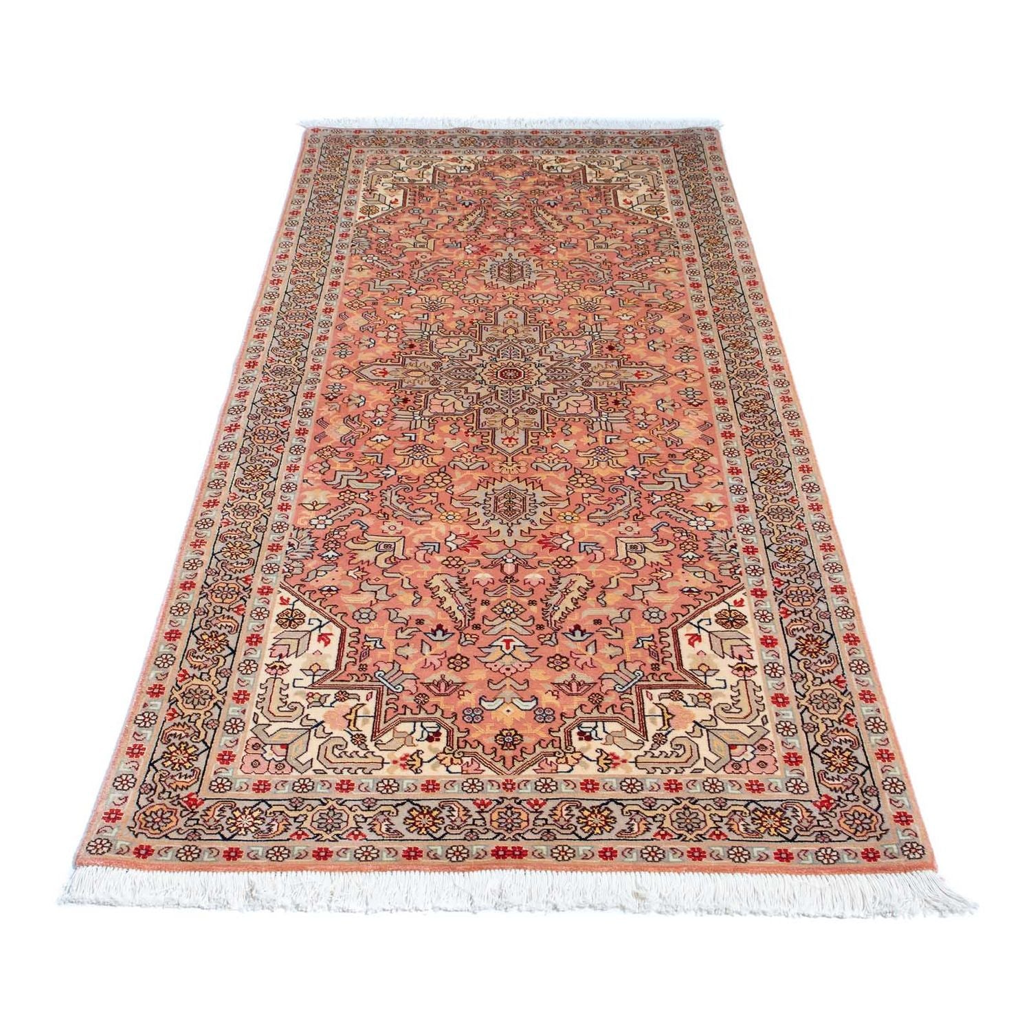 Løber Persisk tæppe - Tabriz - Royal - 206 x 82 cm - flerfarvet