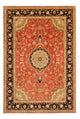 Tabriz - 50 Raj Tæppe 203x295cm - Persisk tæppe - rust