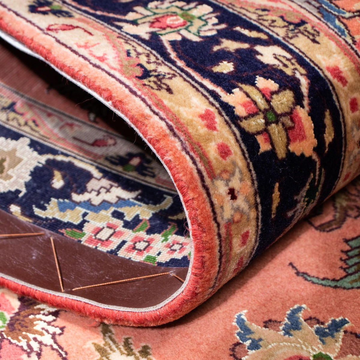 Løber Persisk tæppe - Tabriz - Royal - 217 x 79 cm - rust