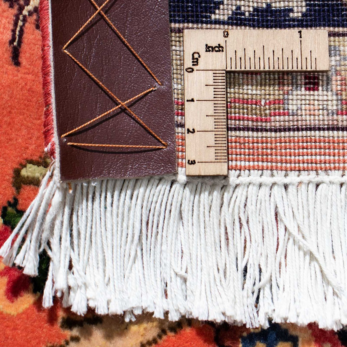 Løber Persisk tæppe - Tabriz - Royal - 217 x 79 cm - rust