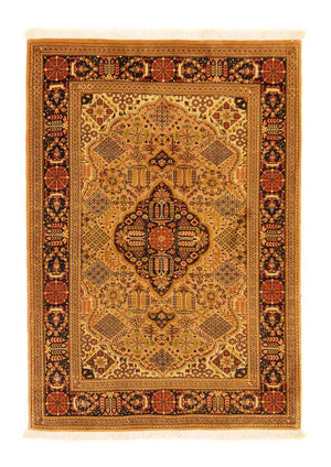 Persisk tæppe - Tabriz - Royal - 142 x 98 cm - guld