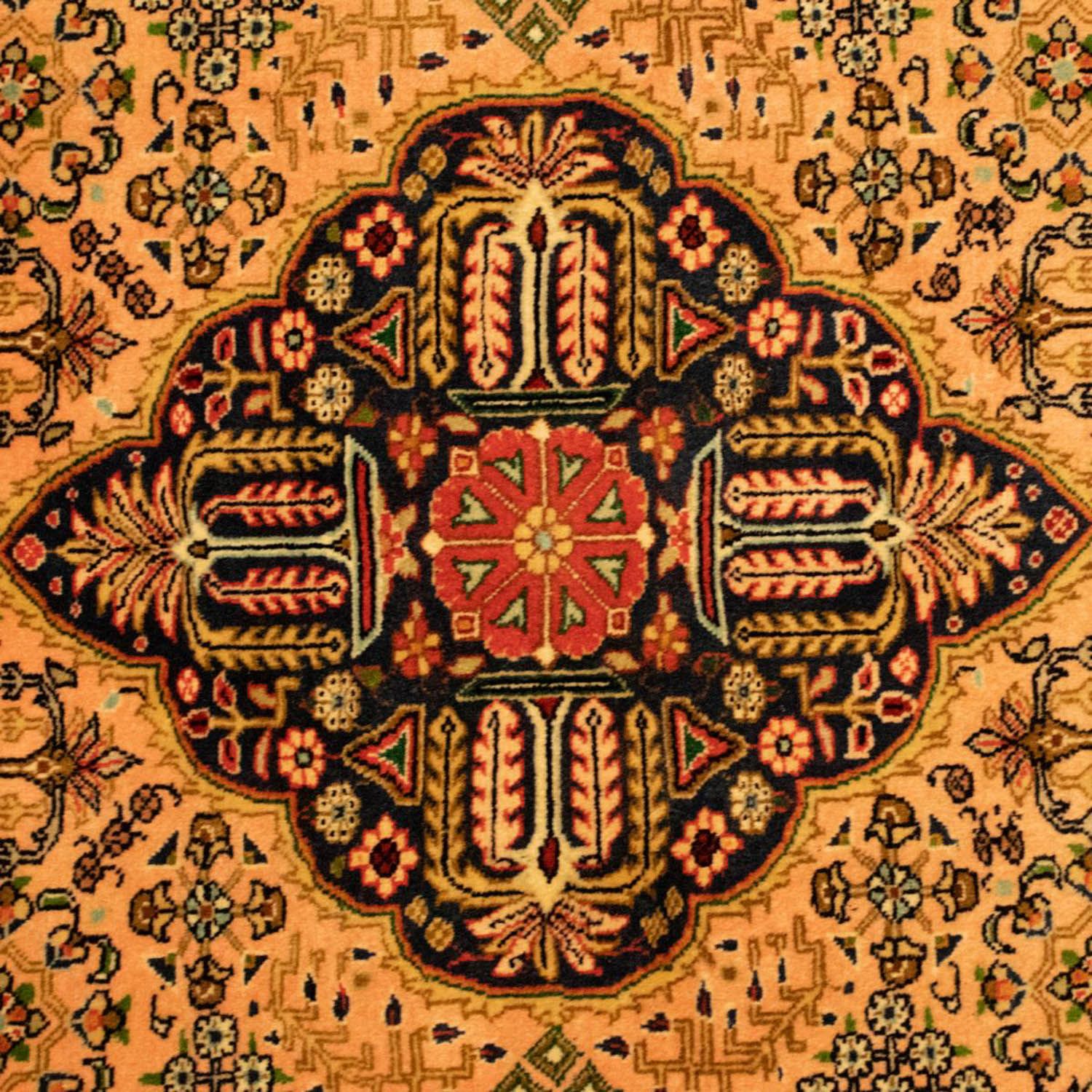 Persisk tæppe - Tabriz - Royal - 142 x 98 cm - guld